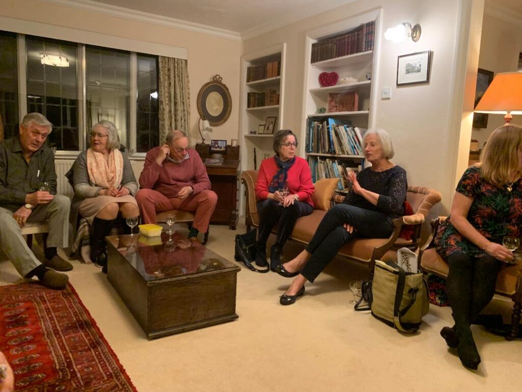 More chatting about wine